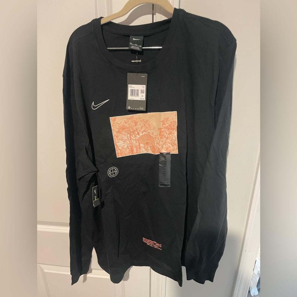Nike basketball L/S shirt -XXL